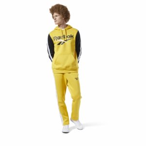 Spodnie Męskie Reebok Classic Vector Jogger Głęboka Zielone Żółte PL 64FYSXG